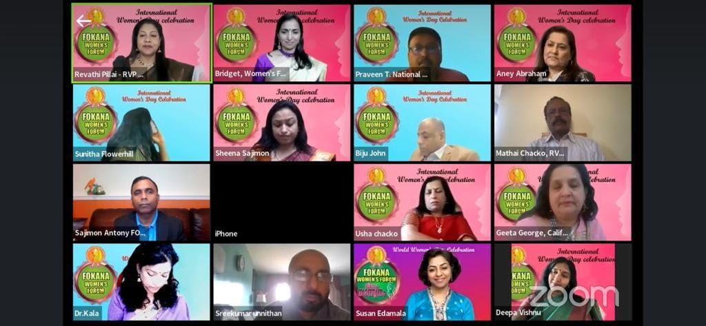 ഫൊക്കാന ഇന്റര്‍നാഷണല്‍ വനിതാ ദിനാഘോഷം   സ്ത്രീകളുടെ മികവിന്റെ  പ്രകടനമായി.