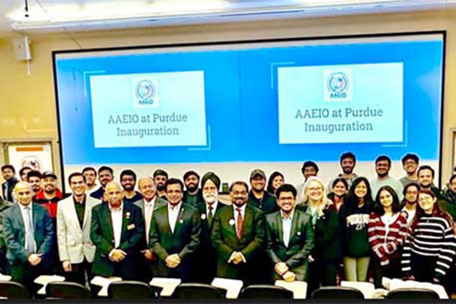 ഇന്ത്യന്‍ എന്‍ജിനീയേഴ്‌സ് അസോസിയേഷന്‍ പെര്‍ഡ്യൂ യൂണിവേഴ്‌സിറ്റിയില്‍ സ്റ്റുഡന്റ് ഓര്‍ഗനൈസേഷന്‍ ഉദ്ഘാടനം ചെയ്തു