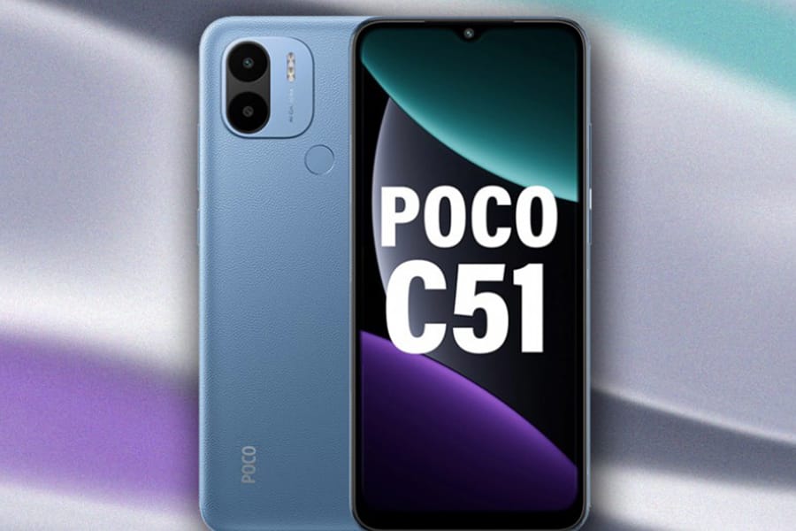 7,499 രൂപയ്ക്ക് 6.52 ഇഞ്ച് ഡിസ്‌പ്ലേ ഫോൺ, പോകോ സി51 ഇന്ത്യയിലെത്തി