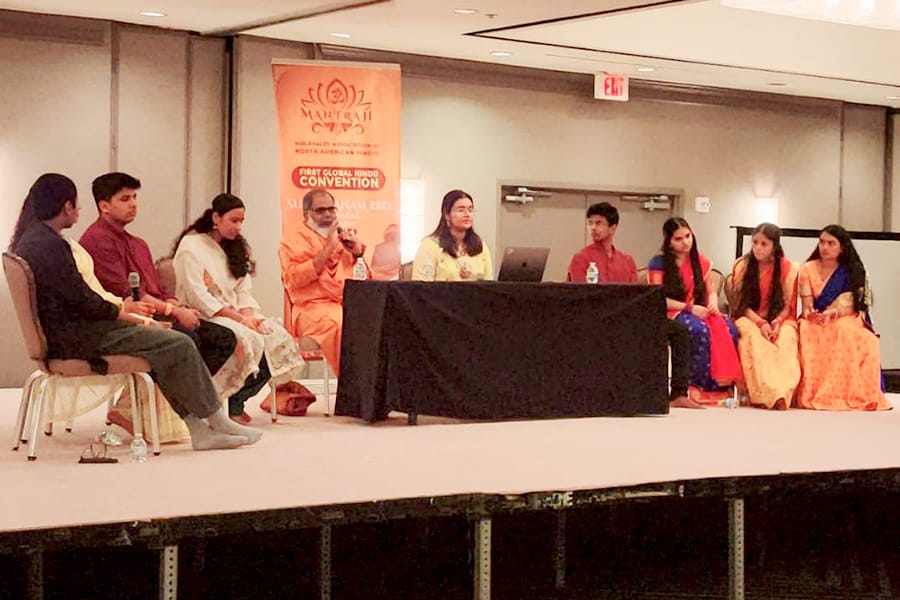 ധർമ്മം എന്നാൽ ആത്മീയ ഉയർച്ചയാണെന്ന് യുവജങ്ങൾ തിരിച്ചറിയുന്നു: മന്ത്രയുടെ യുവജന സെമിനാറിൽ അഭിമാനമായി യുവ സമൂഹം.