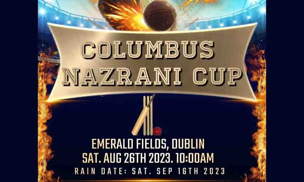 കൊളംബസ് നസ്രാണി കപ്പ് ക്രിക്കറ്റ് ടൂര്‍ണമെന്‍റ് 2023 ഓഗസ്റ്റ് 26 ന്