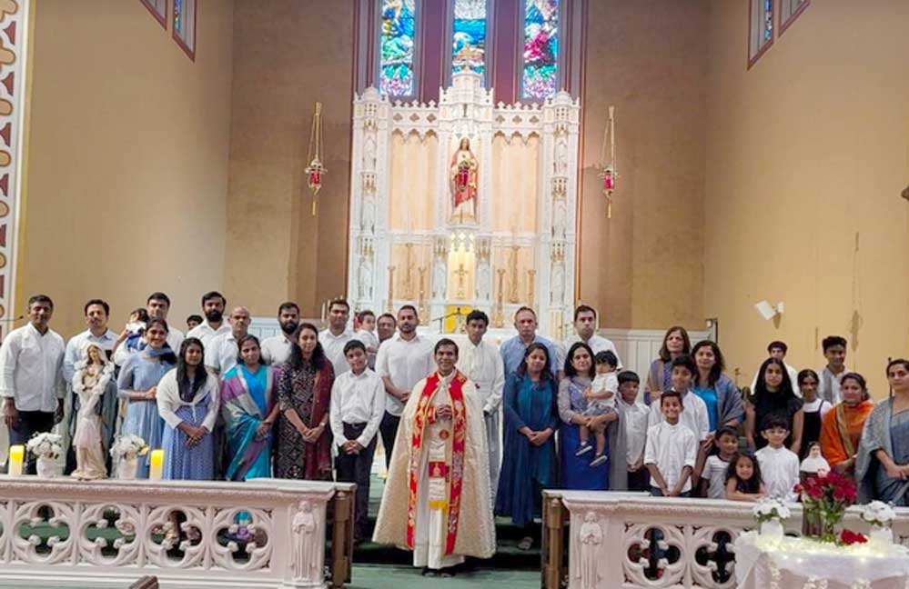 കൊളംബസ് സെന്റ്‌ മേരീസ് സീറോ മലബാര്‍ കത്തോലിക്കാ മിഷനില്‍ വിശുദ്ധ അൽഫോൺസാമ്മയുടെ തിരുനാള്‍ ആഘോഷിച്ചു