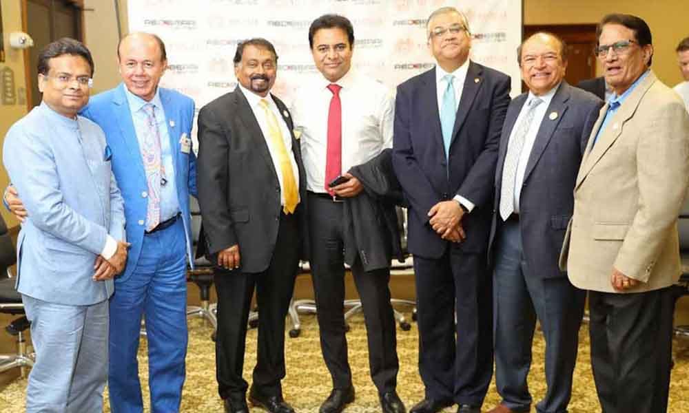 ഇന്ത്യന്‍ അമേരിക്കന്‍ എന്‍ജിനീയേഴ്‌സ് അസോസിയേഷന്റെ പ്രവര്‍ത്തനങ്ങള്‍ ഇന്ത്യയിലേക്ക് വ്യാപിപ്പിക്കണം: മന്ത്രി കെ.ടി. രാമറാവു