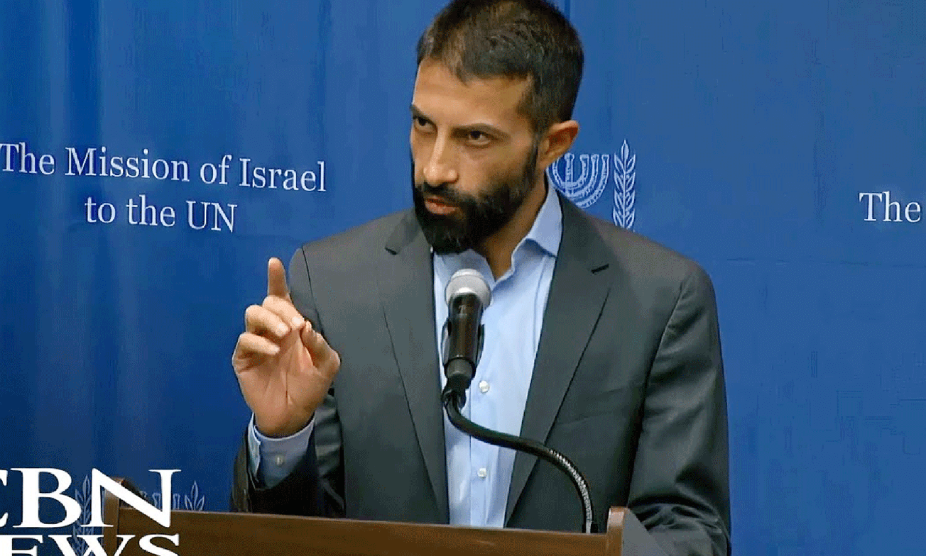 തീവ്രവാദ ഗ്രൂപ്പിനെ അപലപിച്ചു ഹമാസിന്റെ സഹസ്ഥാപകന്റെ മകൻ യുഎന്നിൽ