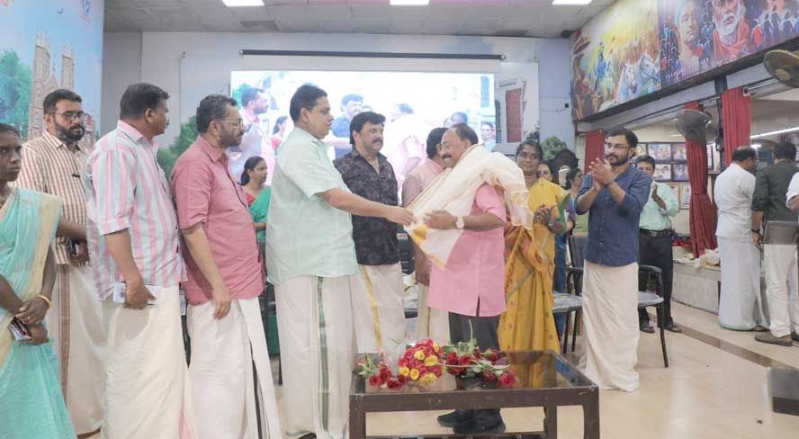 പാം ഇന്റർനാഷണൽ പ്രസിഡന്റ് തുളസീധരൻ പിള്ളയെ ആദരിച്ചു