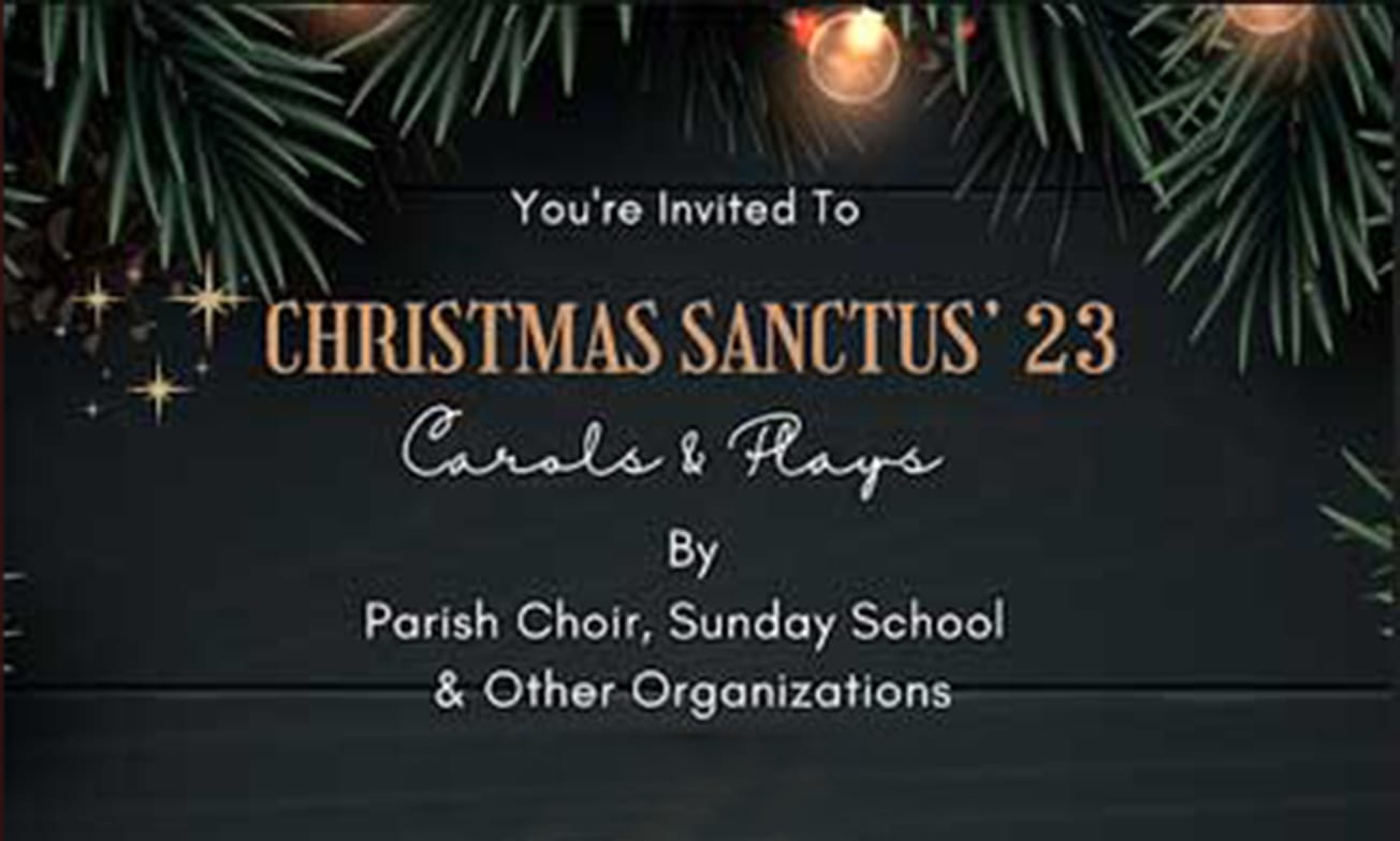 കാൽഗറി സെന്റ് തോമസ് മാർത്തോമാ ഇടവകയുടെ "ക്രിസ്മസ് സാങ്ക്ട്സ് 23' ഡിസംബർ 22 ന്