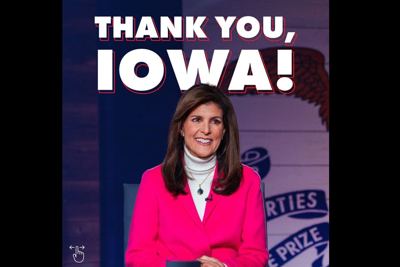 അയോവ കോക്കസ് തോൽവിക്ക് ശേഷം നിക്കി ഹേലി സമ്മർദ്ദത്തിൽ