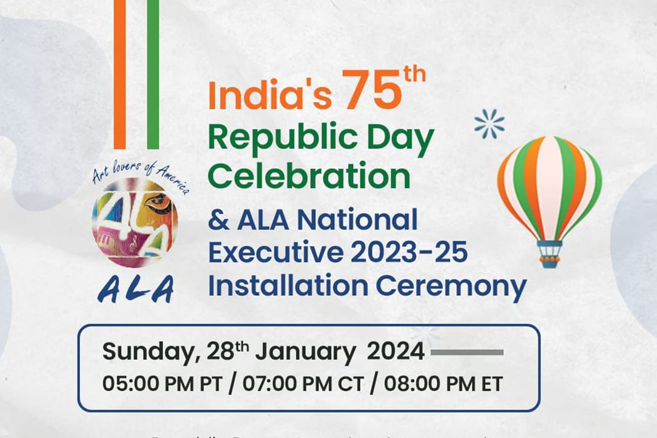 ആർട്ട് ലവേർസ് ഓഫ് അമേരിക്കയുടെ (അല) 75 -ാം റിപ്പബ്ലിക്ക് ദിനാഘോഷം ജനുവരി 28-ന്