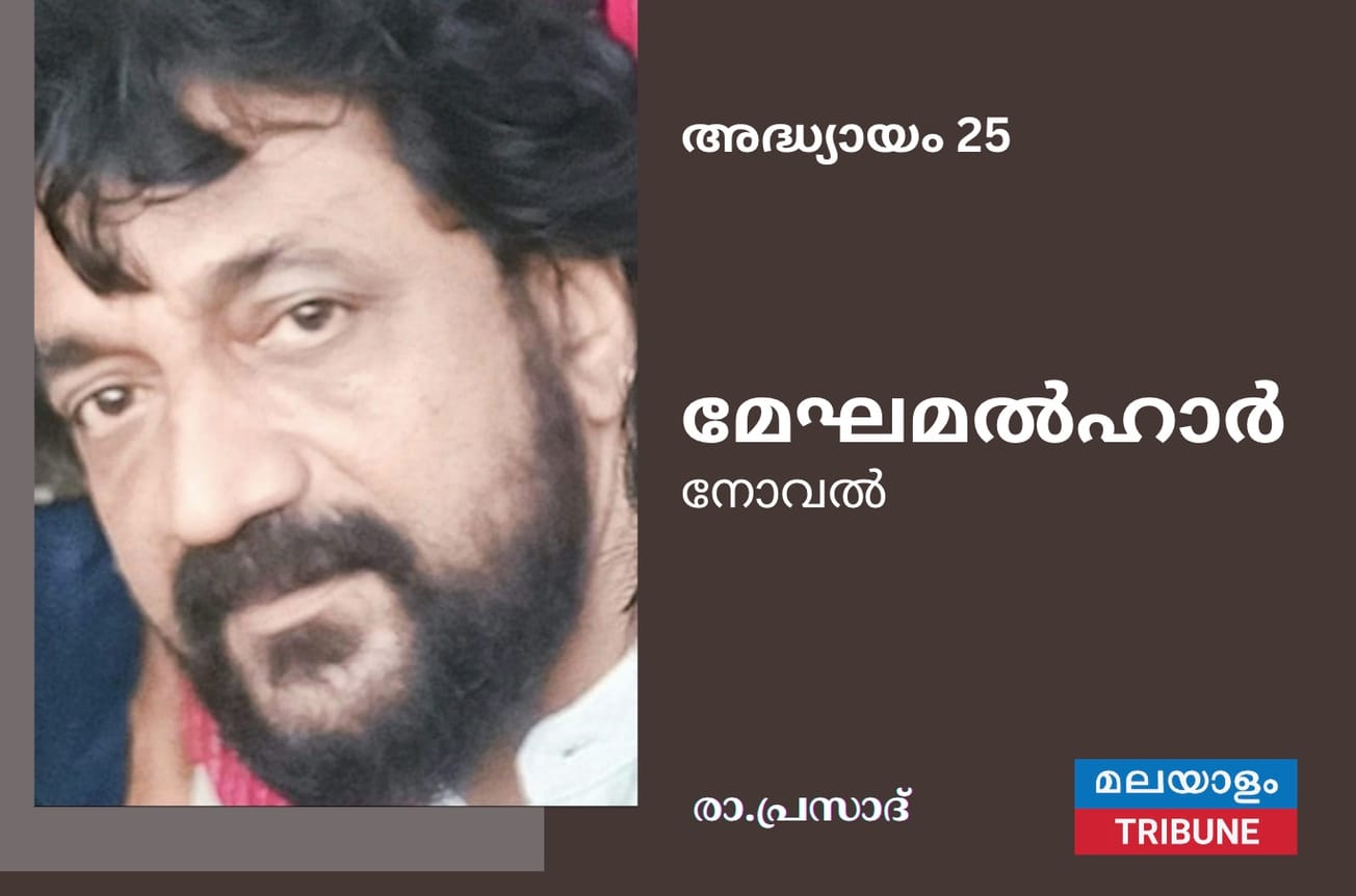 "ഇരുവശവും മതിലുകൾ ഉയർന്നുനിന്നു വളരുകയാണെന്ന് സ്വപ്നരാമന് തോന്നി കണ്ണും കാതും തുറന്നുവച്ച ഒറ്റുകാരന്റെ മനസ്സുള്ള മതിലുകൾ''