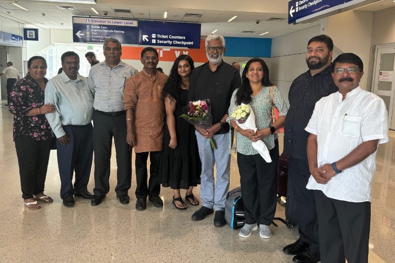 സിനിമാ സംവിധായകൻ ബ്ലസിക്ക് ഡാലസിൽ ഊഷ്മള വരവേൽപ്പ്