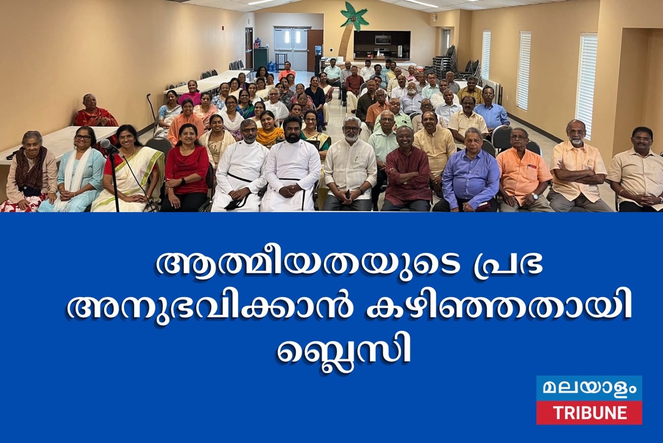 ആത്മീയതയുടെ പ്രഭ അനുഭവിക്കാൻ കഴിഞ്ഞതായി ബ്ലെസി