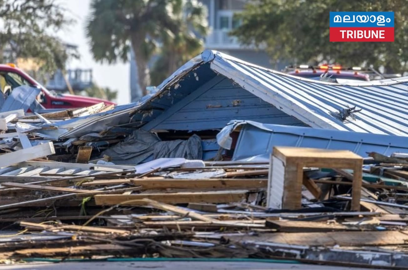 ഹെലൻ ചുഴലിക്കാറ്റ് അമ്മയും ഇരട്ട കുഞ്ഞുങ്ങളും ഉൾപ്പെടെ 40 പേർ മരിച്ചു