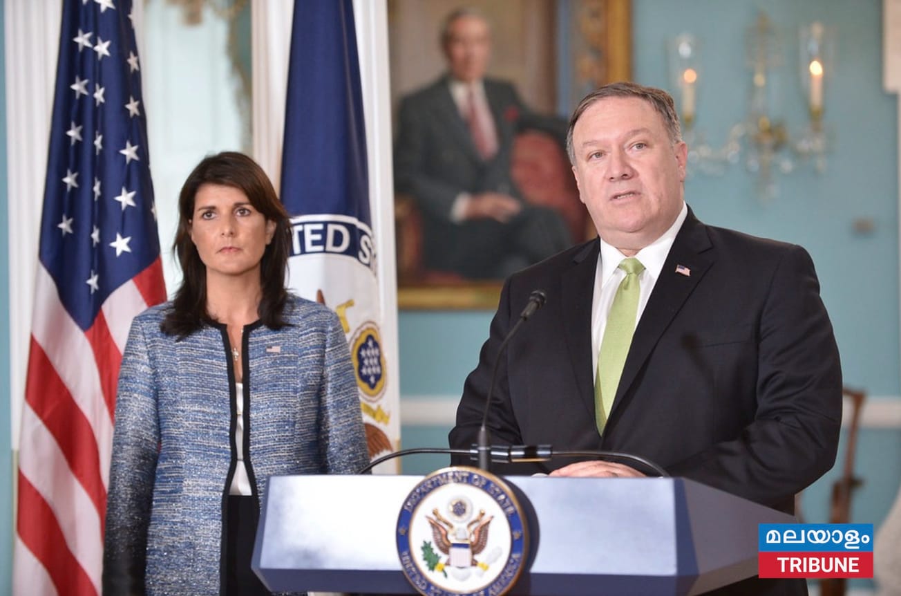 നിക്കി ഹേലിയേയും മൈക്ക് പോംപിയോയേയും അഡ്മിനിസ്ട്രേഷനിലേക് ക്ഷണിക്കില്ല ട്രംപ്