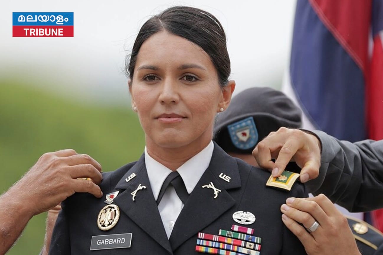 നാഷണൽ ഇൻ്റലിജൻസ് ഡയറക്ടറായി ട്രംപ് തുളസി ഗബ്ബാർഡിനെ ട്രംപ് തിരഞ്ഞെടുത്തു