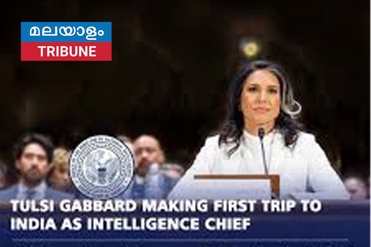 ഇന്ത്യ ,ജപ്പാൻ, തായ്‌ലൻഡ്, എന്നിവ സന്ദർശിക്കാനുള്ള ഗബ്ബാർഡിന്റെ യാത്രക്കു തുടക്കം