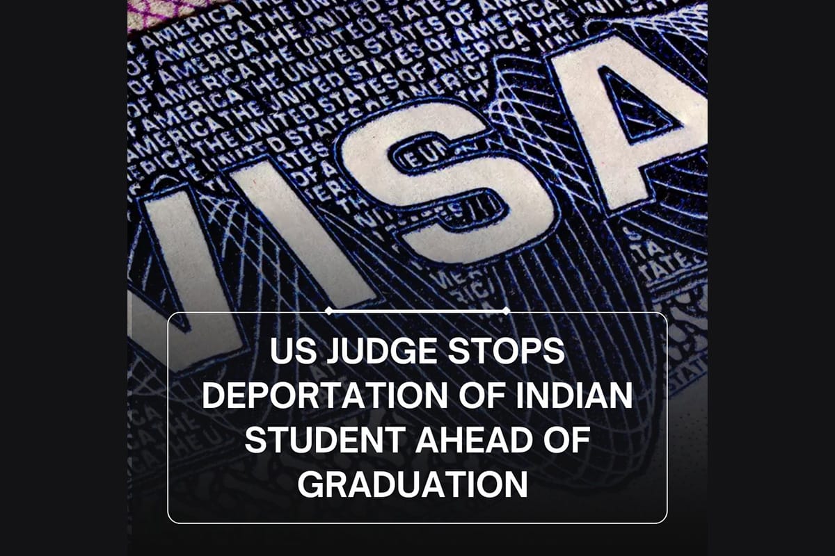ഇന്ത്യൻ വിദ്യാർത്ഥി ക്രിഷ് ലാൽ ഇസെർദാസാനിയുടെ നാടുകടത്തൽ ഫെഡറൽ ജഡ്ജി തടഞ്ഞു