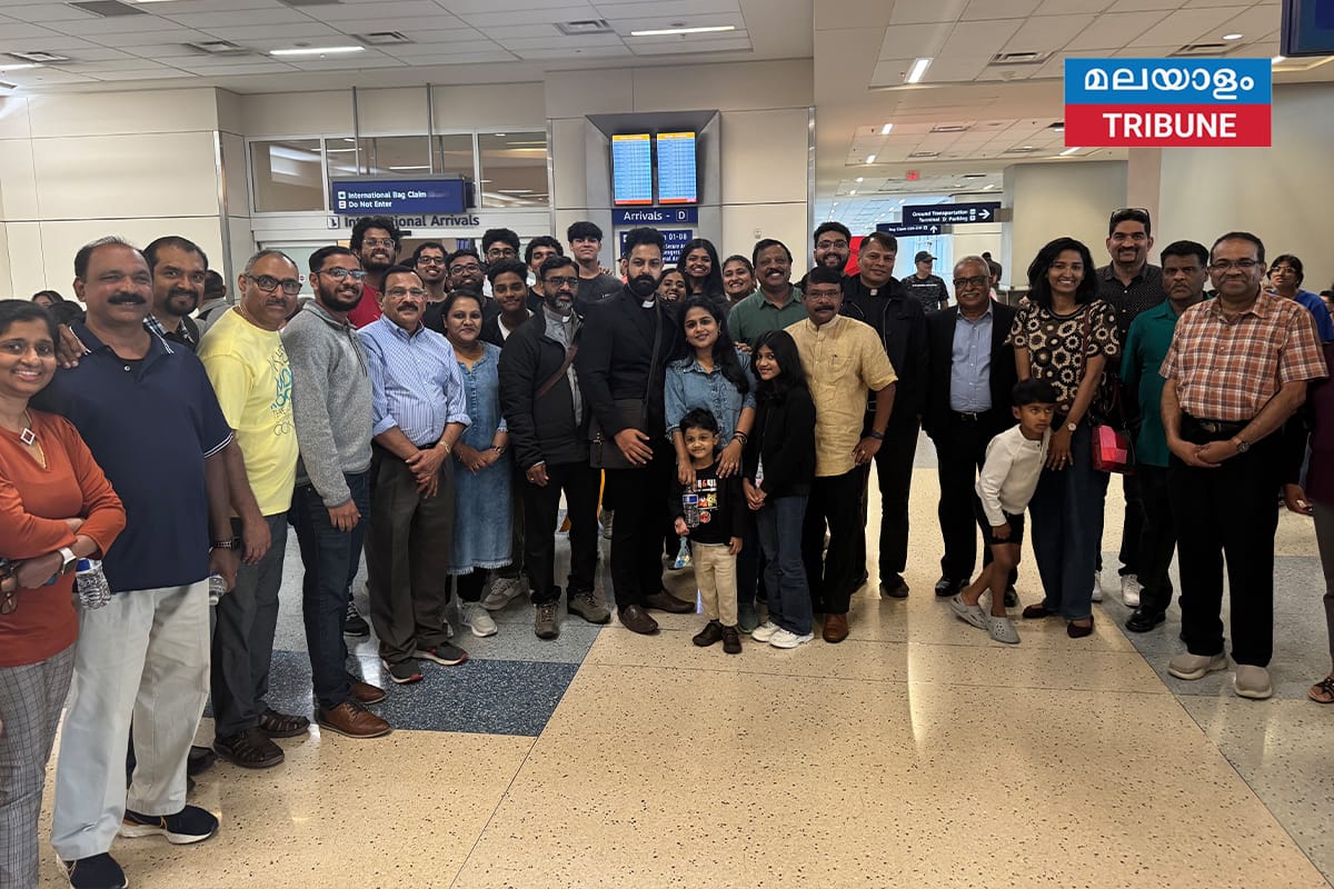 ഡാലസിൽ എത്തിച്ചേർന്ന റവ.എബ്രഹാം വി.സാംസൺ, റവ.റോബിൻ വർഗീസ് എന്നീ വൈദീകർക്ക് ഊഷ്മള വരവേൽപ്പ്.