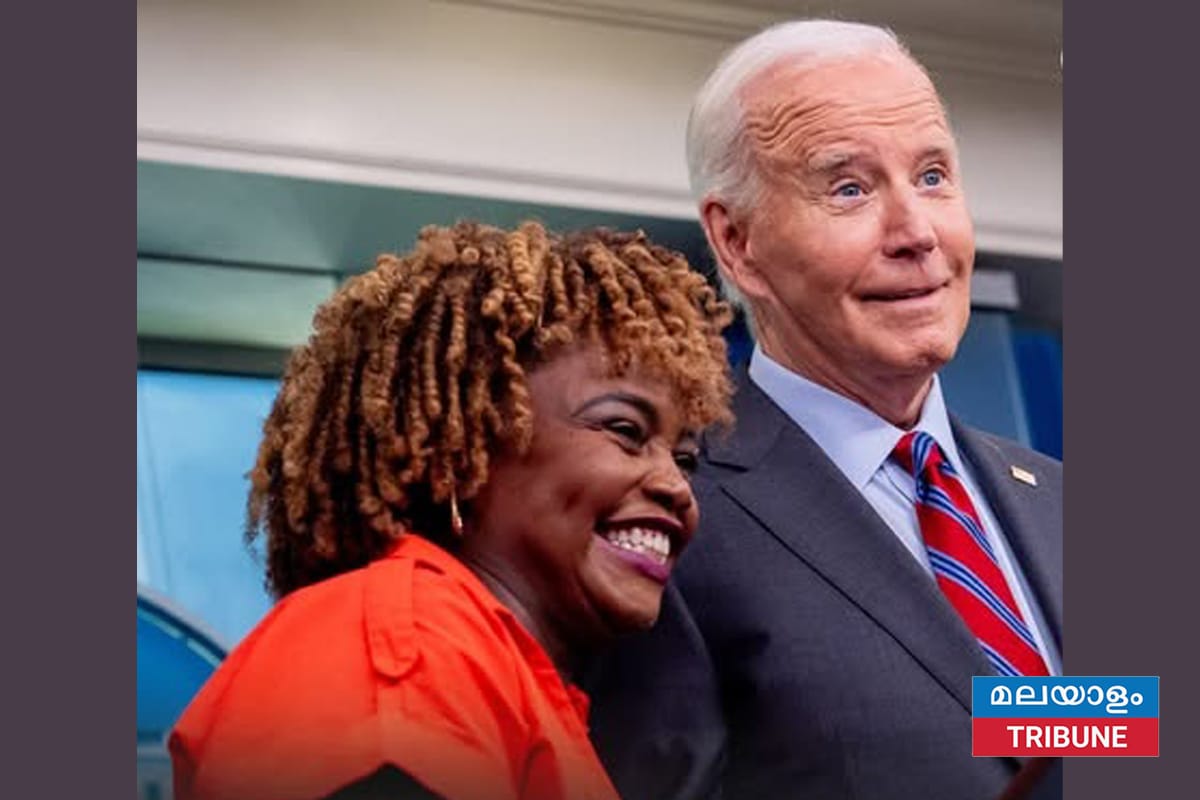 ബൈഡന്റെ മുൻ വൈറ്റ് ഹൗസ് പ്രസ് സെക്രട്ടറി കരീൻ ജീൻ-പിയറി ഡെമോക്രാറ്റിക് പാർട്ടി വിട്ടു
