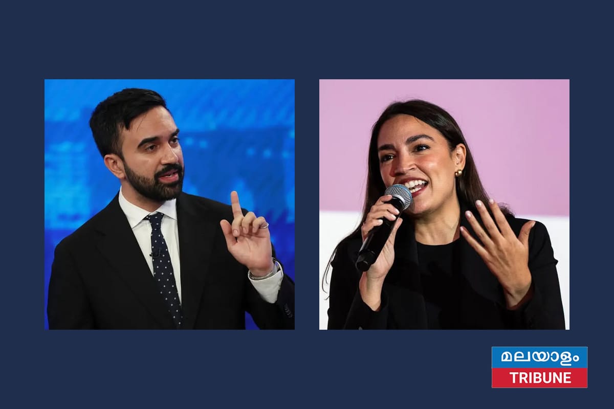 സൊഹ്‌റാൻ മംദാനിയെ ന്യൂയോർക്ക് സിറ്റി മേയർ സ്ഥാനത്തേക്ക് പിന്തുണച്ചു എഒസി