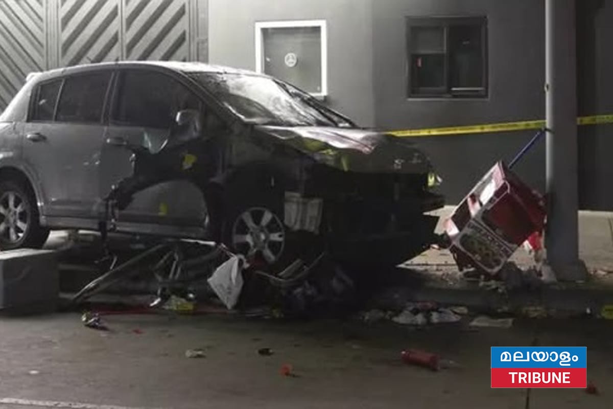 ഹോളിവുഡ് നിശാക്ലബിന് പുറത്ത് ആൾക്കൂട്ടത്തിലേക്ക് കാർ ഇടിച്ചുകയറി