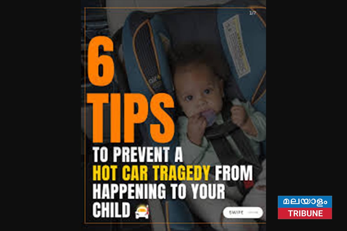 ഹോട്ട് കാറുകളിൽ ഉപേക്ഷിച്ചതിനെ തുടർന്ന് ജീവൻ നഷ്ടപെട്ടത് 3 കുട്ടികൾക്ക്