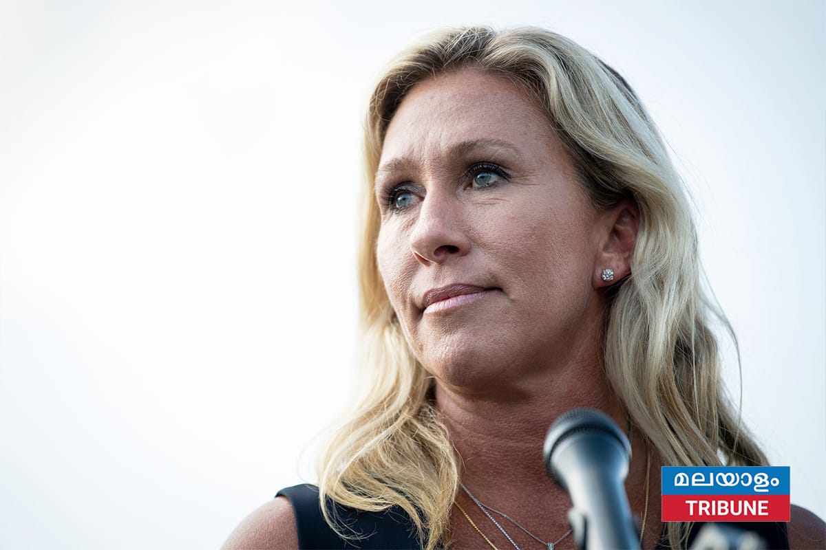 യുക്രെയ്നിലേക്ക് ആയുധങ്ങൾ എത്തിക്കാനുള്ള ട്രംപിന്റെ പദ്ധതിക്കെതിരെ മാർജോറി ടെയ്ലർ ഗ്രീൻ