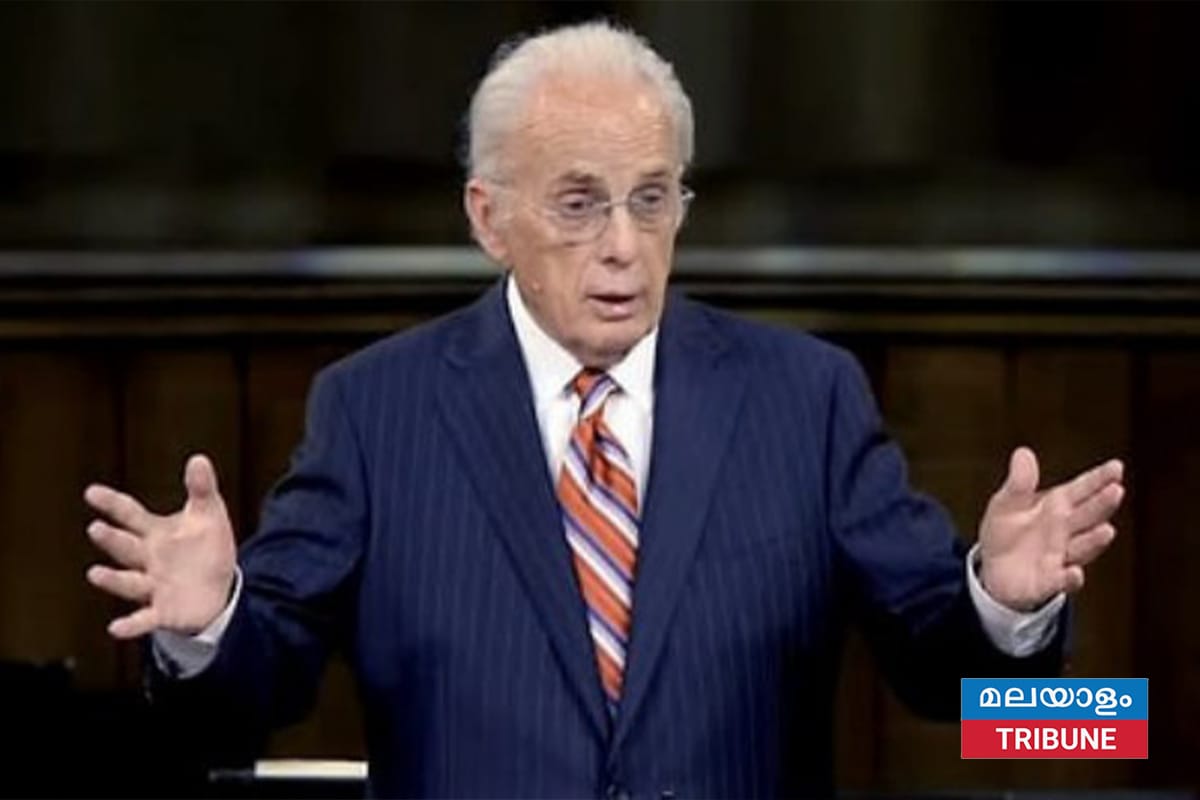 പ്രശസ്ത പാസ്റ്ററും ബൈബിൾ അദ്ധ്യാപകനുമായ ജോൺ മക്ആർതർ (86) അന്തരിച്ചു