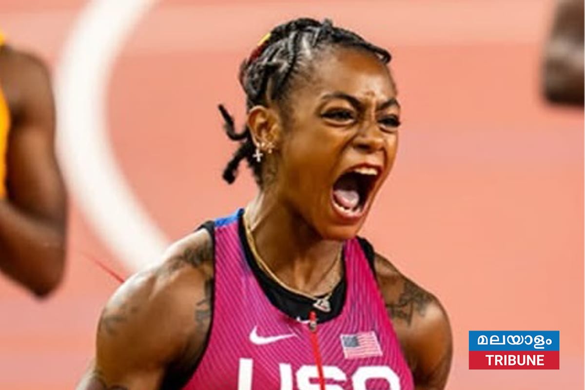 ഡാലസ് സ്വദേശിയായ ഒളിമ്പിക്സ് താരം ഷാ'കാരി റിച്ചാർഡ്സൺ സിയാറ്റിൽ വിമാനത്താവളത്തിൽ അറസ്റ്റിൽ