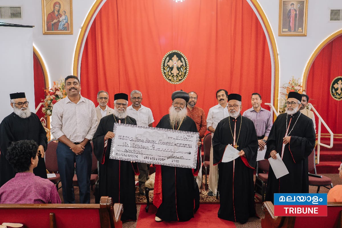 പരിശുദ്ധ കാതോലിക്കാ ബാവയ്ക്ക് സെൻറ് ജോർജ് ഓർത്തഡോക്സ് ദേവാലയത്തിൽ ഊഷ്മള സ്വീകരണം