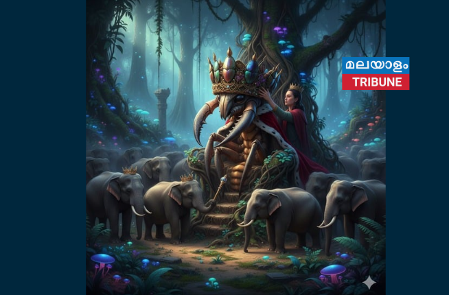 ആനകളുടെ രാജാവായി കുഴിയാന: ഒരു വിചിത്രമായ കിരീടധാരണം