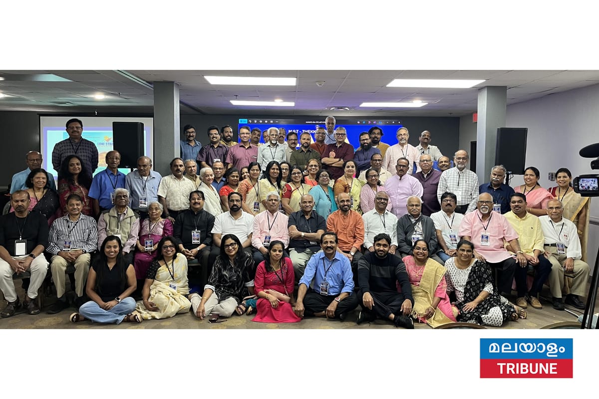 ലാന സമ്മേളനം അവിസ്മരനീയമാക്കുന്നതിനു സഹകരിച്ചവർക്ക് അഭിവാദ്യമർപ്പിച് ശങ്കർ മന (പ്രസിഡണ്ട്)