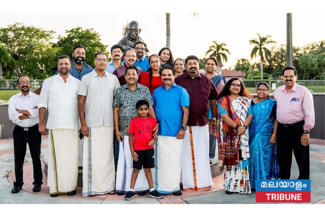 ഗാന്ധി പ്രതിമക്ക് മുന്നിൽ ഫോമാ ടീം പ്രോമിസ് അവയവദാന പ്രതിജ്ഞയെടുത്തു പ്രചാരണത്തിന് തുടക്കം