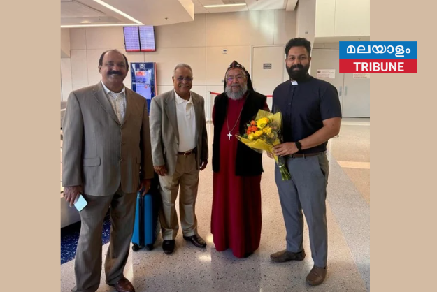 ഭദ്രാസനാധിപൻ അബ്രഹാം മാർ പൗലോസിനു   ഡാളസിൽ ഊഷ്മള സ്വീകരണം; ഞായറാഴ്ച സെഹിയോൻ പള്ളിയിൽ വിശുദ്ധ കുർബാന രാവിലെ 9 നു