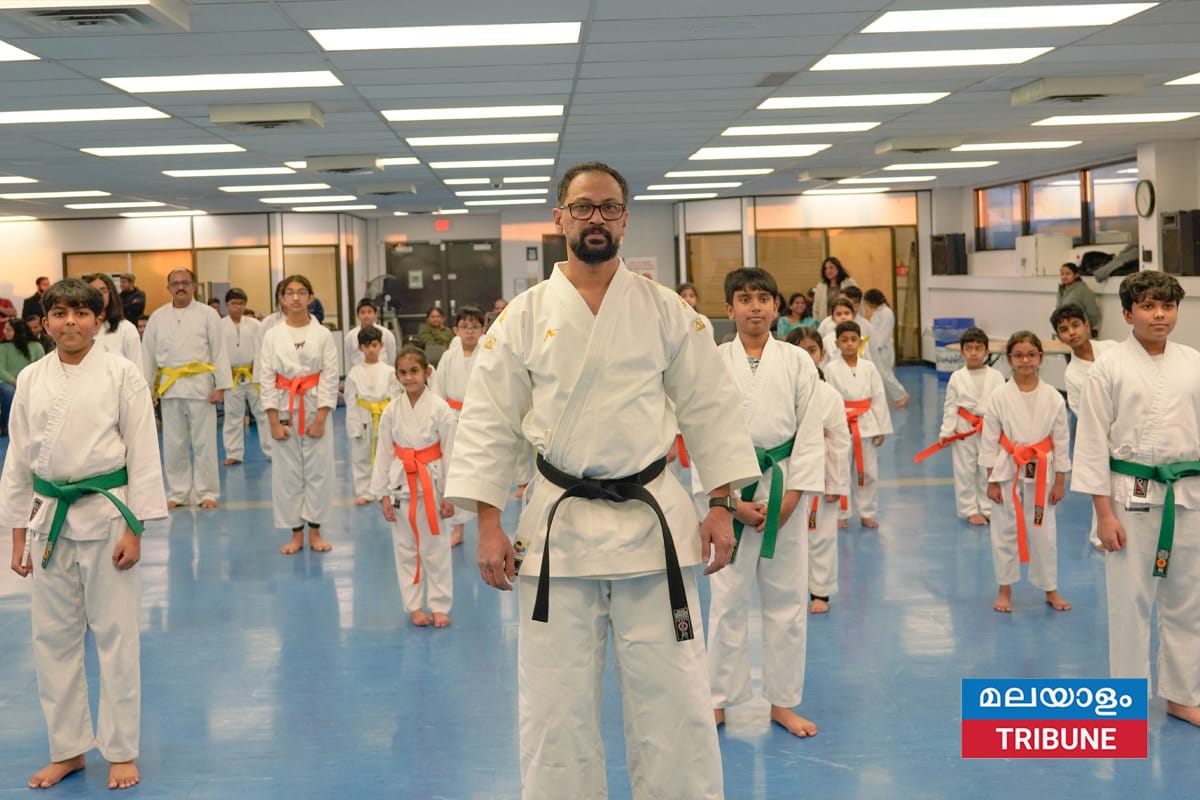 SIMAA കരാട്ടെ എഡ്മണ്ടൺ ബെൽറ്റ് ഗ്രേഡിംഗ് ചടങ്ങ് വിജയകരമായി സംഘടിപ്പിച്ചു