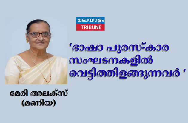 'ഭാഷാ പുരസ-്കാര സംഘടനകളിൽ വെട്ടിത്തിളങ്ങുന്നവർ '