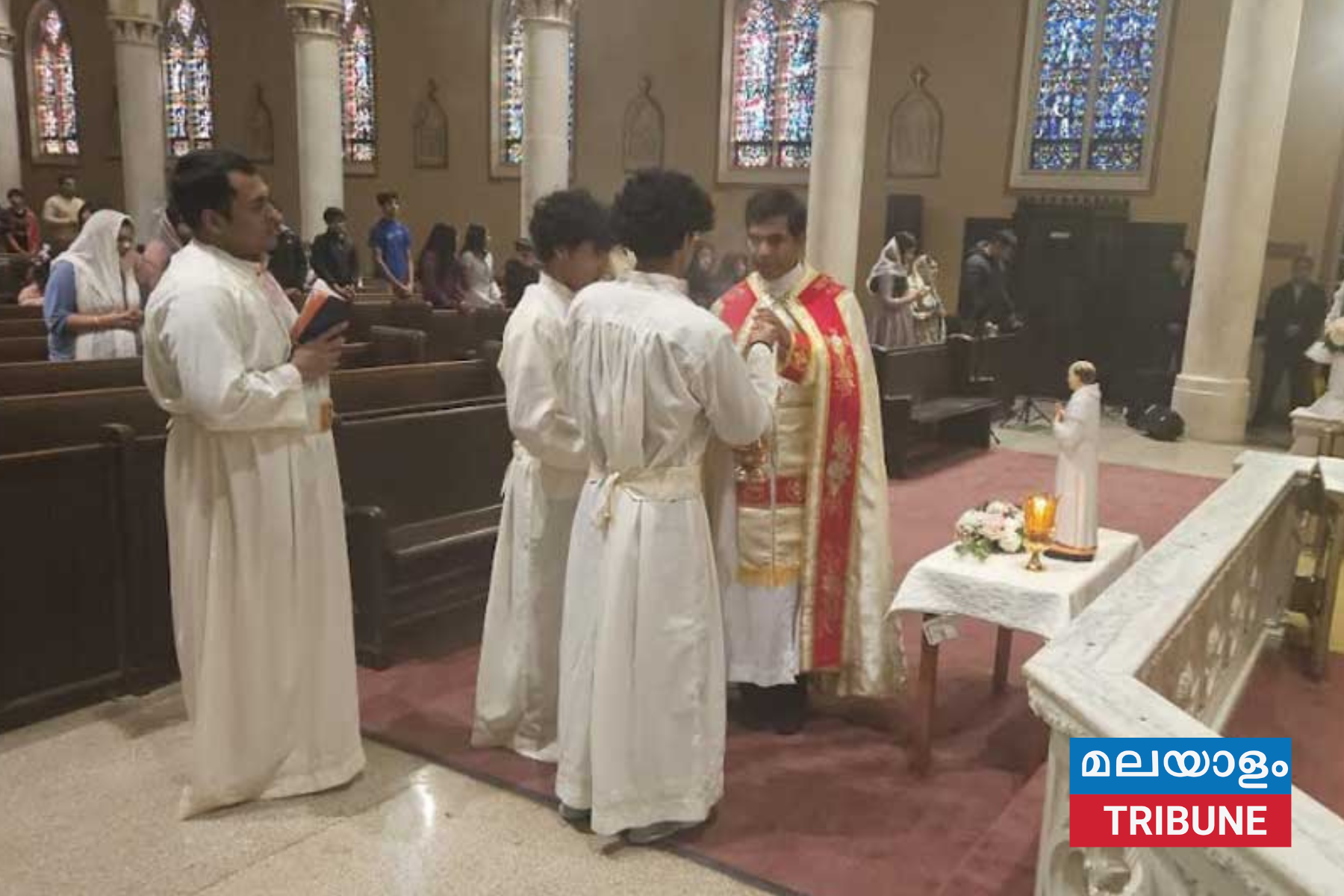 കൊളംബസിൽ വിശുദ്ധ കുര്യാക്കോസ് ഏലിയാസ് ചാവറ പിതാവിന്റെ തിരുനാൾ ഭക്തിപൂർവ്വം ആഘോഷിച്ചു