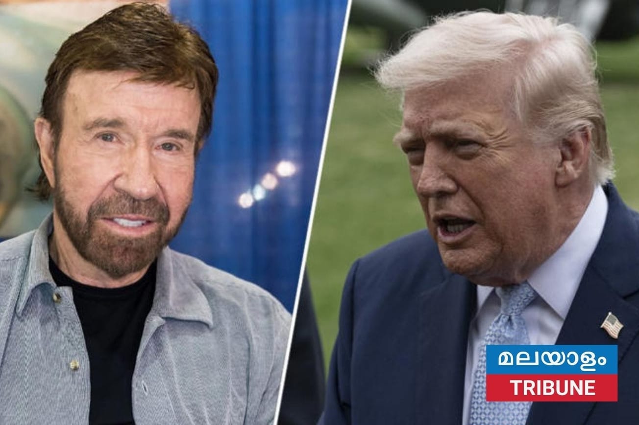 ചക്ക് നോറിസിന്റെ വിയോഗത്തിൽ അനുശോചനം രേഖപ്പെടുത്തി മുൻ അമേരിക്കൻ പ്രസിഡന്റ് ഡൊണാൾഡ് ട്രംപ്